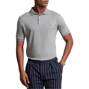 POLO Ralph Lauren Soft Cotton Polo Shirt with Multicolored Logo. Size Small